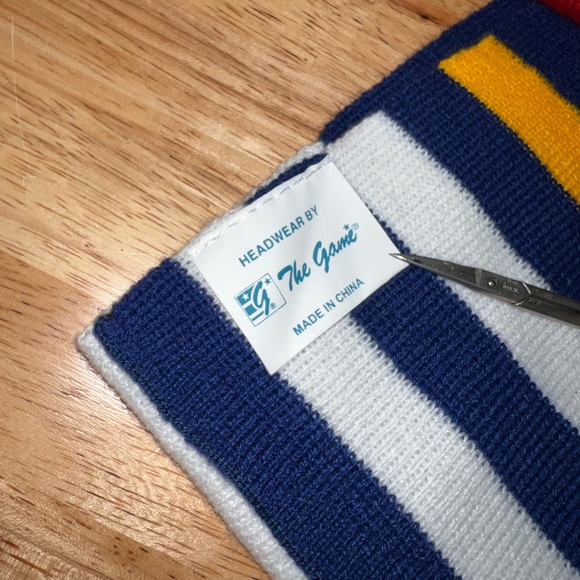 New The Game COLORADO State Flag Soccer Football Hockey Lacrosse Knit Scarf NWT - Picture 7 of 8